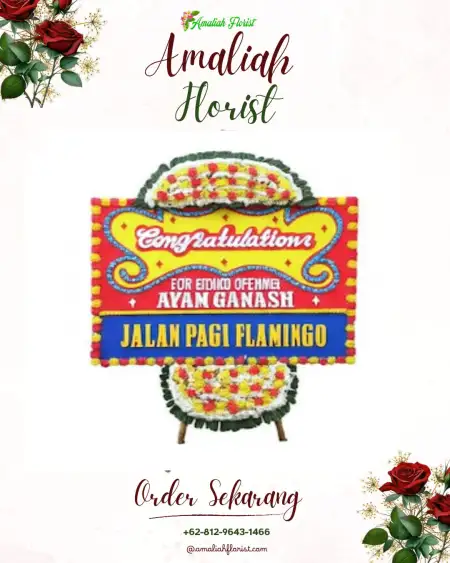 Sewa Papan Bunga Rebang Tinggi